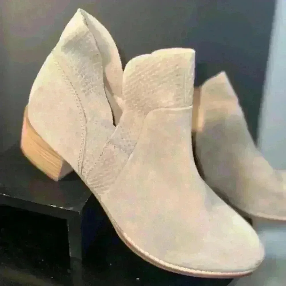 Suede booties - NWT - Never‎ Worn